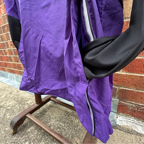 NWT Nike Men’s LSU Tigers Long Sleeve Hooded Windbreaker Nike Pullover Zip L - Picture 7 of 13